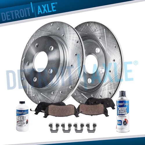 Rear drilled brake rotors - rear,